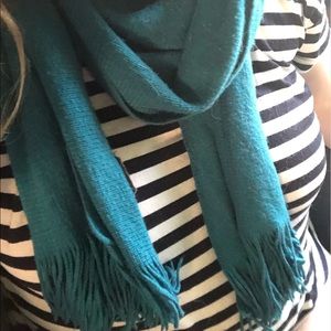 Turquoise Merona Knit Scarf.